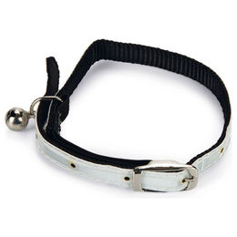 Beeztees Katzenhalsband aus Nylon reflektierend weiß verstellbar 20-29cm – Bild 1 von 3
