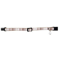 Produktbild von Beeztees Katzenhalsband Joy für Kitten aus Nylon beige mit Sicherheitsverschluss 16-23 cm