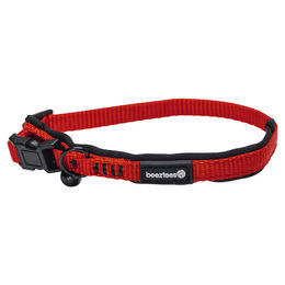 Beeztees Katzenhalsband Parinca rot aus Nylon mit Glöckchen und D-Ring 25-30 cm – Bild 1 von 6