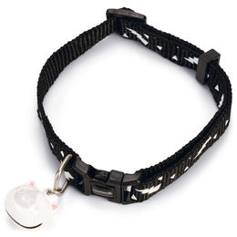 Beeztees Katzenhalsband Thunder Nylon schwarz – Bild 1 von 1