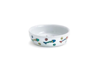 Produktbild von Beeztees Katzennapf aus Porzellan mit Fischmotiven 330 ml - 330 ml
