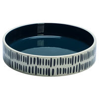 Produktbild von Beeztees Katzennapf Jade aus Keramik schwarz/weiß 350ml - 350 ml