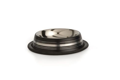 Beeztees Katzennapf Stripes aus Edelstahl schwarz rutschfest 300ml - 180 ml – Bild 1 von 2