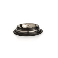 Produktbild von Beeztees Katzennapf Stripes aus Edelstahl schwarz rutschfest 300ml - 180 ml