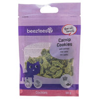 Produktbild von Beeztees Katzensnack Catnip Cookies mit Lachs 50 g