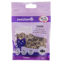 Produktbild von Beeztees Katzensnack Coins mit Thunfisch und Kabeljau 50 g