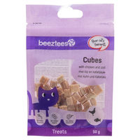 Produktbild von Beeztees Katzensnack Cubes mit Huhn und Kabeljau 50 g