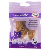 Produktbild von Beeztees Katzensnack Trockenfisch mit Huhn 50 g