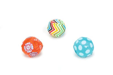 Produktbild von Beeztees Katzenspielball Bolinas 3er Set Bunt aus Kunstleder