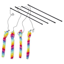 Beeztees Katzenspielzeug Angel bunte Maus aus Kunststoff für Katzen – Bild 1 von 4