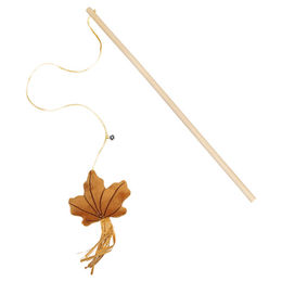 Produktbild von Beeztees Katzenspielzeug Angel mit Plüschblatt für Katzen