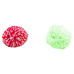 Beeztees Katzenspielzeug Ball aus Wolle Grün für Katzen aller Altersstufen – Bild 1 von 3