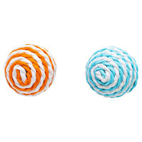 Produktbild von Beeztees Katzenspielzeug Ball Nancy aus Sisal mit Rasselgeräusch 4,5 cm bunt