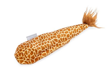 Beeztees Katzenspielzeug Dschungel Giraffenschwanz aus Plüsch mit Katzenminze Braun 30x8x3 cm – Bild 1 von 5
