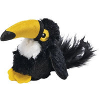Produktbild von Beeztees Katzenspielzeug Dschungel Kanoe Tukan aus Plüsch mit Katzenminze bunt