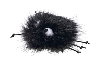 Beeztees Katzenspielzeug Dschungel Sila Spinne aus Plüsch mit Katzenminze und Glöckchen Schwarz Grün – Bild 1 von 5