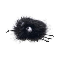 Produktbild von Beeztees Katzenspielzeug Dschungel Sila Spinne aus Plüsch mit Katzenminze und Glöckchen Schwarz Grün