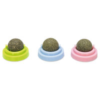 Produktbild von Beeztees Katzenspielzeug Jumz Catnipbälle 3er-Set aus Naturmaterial bunt
