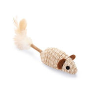 Produktbild von Beeztees Katzenspielzeug Maus aus Naturmaterial mit Catnip und Matatabi