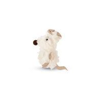 Produktbild von Beeztees Katzenspielzeug Maus Holly weiß aus Polyester mit Catnip 22 cm