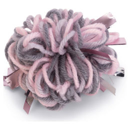 Produktbild von Beeztees Katzenspielzeug Mendel Wollball rosa-grau
