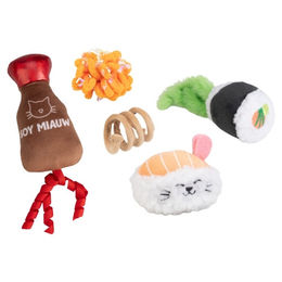 Beeztees Katzenspielzeug-Set Sushi 5 Stück – Bild 1 von 1