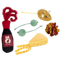 Produktbild von Beeztees Katzenspielzeug-Set Tapas mit 6 Stück