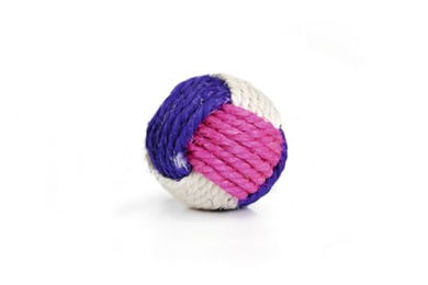 Beeztees Katzenspielzeug Sisalball mit Katzenminze bunt 6 cm – Bild 1 von 3