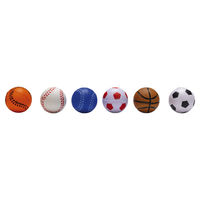 Produktbild von Beeztees Katzenspielzeug Sportball aus Gummi Orange für Katzen Adult