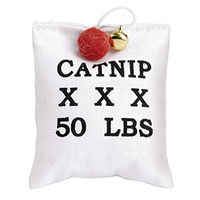 Produktbild von Beeztees Katzenspielzeug Stoffsack mit Katzenminze aus Leinen Weiß 10x7,5 cm - 10 cm