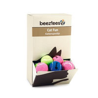Produktbild von Beeztees Katzenspielzeug Tennisball mit Glöckchen bunt - 1 Stk.