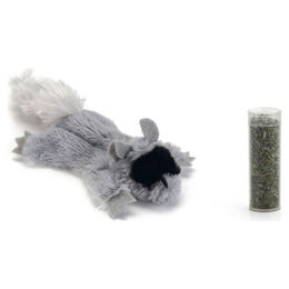 Beeztees Katzenspielzeug Tex Plüsch mit Katzenminze Grau 14 cm – Bild 1 von 2
