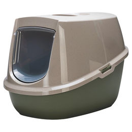 Beeztees Katzentoilette Norah ECO grün aus Kunststoff – Bild 1 von 4