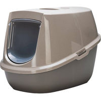 Produktbild von Beeztees Katzentoilette Norah ECO Haubentoilette aus Kunststoff Grau 54,5 x 39 x 39 cm
