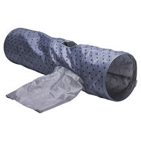 Produktbild von Beeztees Katzentunnel Ivy Katzenhöhle aus Nylon grau 100x25cm