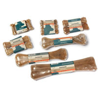 Produktbild von Beeztees Kauknochen aus Rinderhaut 26 cm - 6 x 200 g