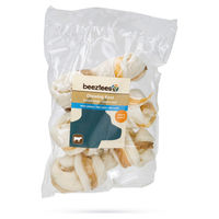 Produktbild von Beeztees Kauknoten Lachs und Rind Hundekausnack 6 x 3 Stück - 6 x 3 Stk.