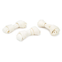 Produktbild von Beeztees Kauknoten Weiß für Hunde Adult Monoprotein aus Büffel und Rind 26 cm - 160 g