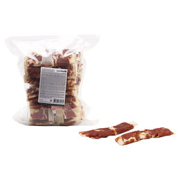 Produktbild von Beeztees Kauribbies Hundesnack zur Zahnpflege mit Ente, Kabeljau und Rind ohne Zucker und Farbstoffe 12,5 cm