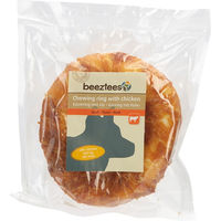 Produktbild von Beeztees Kauring aus Rinderhaut mit Huhn Ø 12,5 cm Kausnack ohne Farb- und Aromastoffe