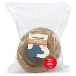 Beeztees Kauring Rinderhaut Hundesnack Monoprotein 515 g - 5 x 180 g – Bild 1 von 2
