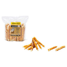 Produktbild von Beeztees Kausnack Kaustangen mit Huhn und Rind ohne Farb- und Aromastoffe sowie ohne Zucker 28 Stück