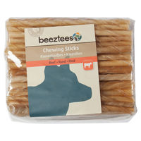 Produktbild von Beeztees Kausnack Rinderhaut gedreht ohne Zusatzstoffe 100g - 100 x 100 g