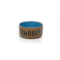 Produktbild von Beeztees Keramik-Futternapf für Kaninchen in Blau/Beige - 11,5 cm