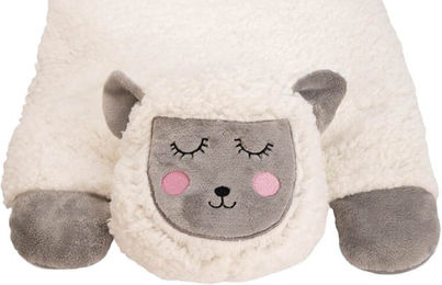 Beeztees Kitten Katzenkissen Lama Casto aus Plüsch weiß 60 x 40 x 12 cm – Bild 1 von 3