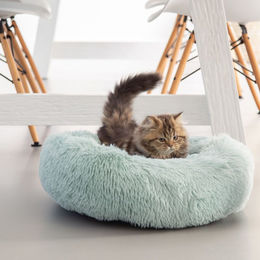 Beeztees Kitten Plüsch-Katzenbett Blau 50cm – Bild 1 von 2