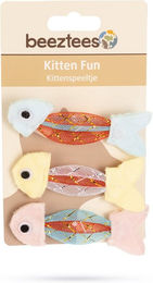 Produktbild von Beeztees Kitten Stofftiere Spring Fische 3 Stück bunt