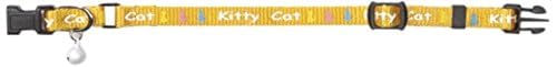 Beeztees Kitty Cat Katzenhalsband für Kitten gelb verstellbar 17,5-23 cm – Bild 1 von 3