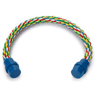 Produktbild von Beeztees Kletterseil Sitzstange aus Baumwolle für Vögel Bunt 37 x 1,6 cm