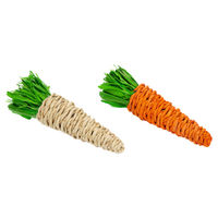 Produktbild von Beeztees Knabberstange Karotte Nagerspielzeug - 15 cm